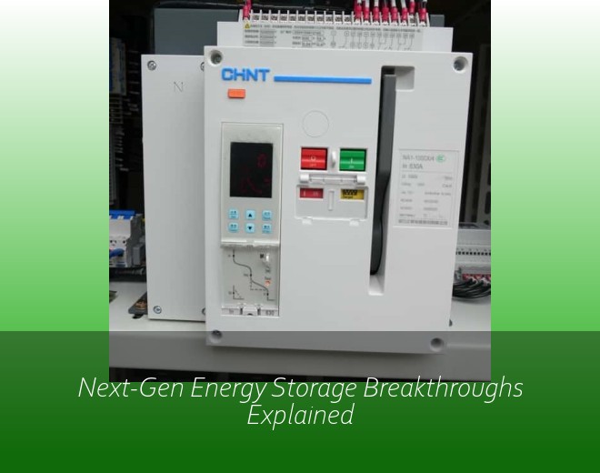 Next-Gen Energy Storage Breakthroughs Explained